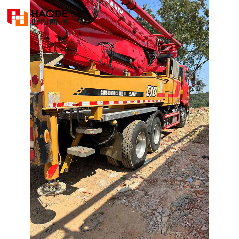2021 43m Euro5 Second Hand Concrete Machinery Concrete Pump Construction Equipment Used Concrete Pump Truck