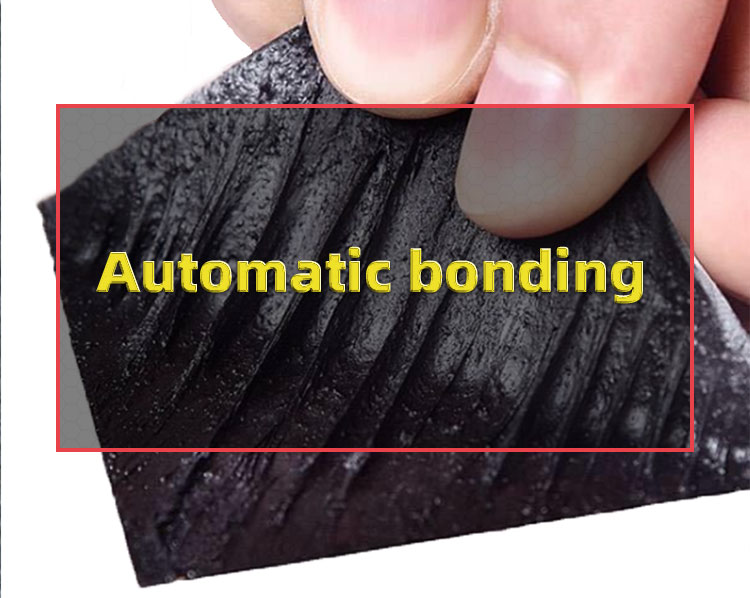 Self Adhesive Waterproofing Membrane Felt For Roof 10m Length And 1m Width Black