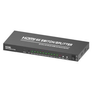 China 48 Bit 60Hz 3840x2160 3D 2x8 HDMI 4K Splitter wholesale