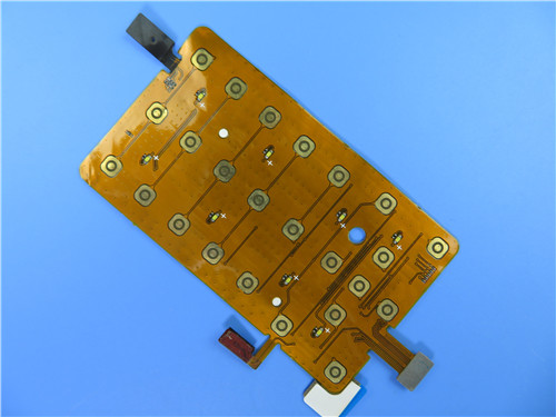 Polyimide Stiffener 2 Oz Copper 4 Layer Flex PCB Reducing the volume