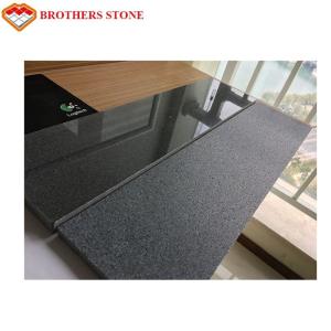 China Polished Sesame Black G654 Granite Stone Slabs +/-1mm Thickness Tolerance wholesale