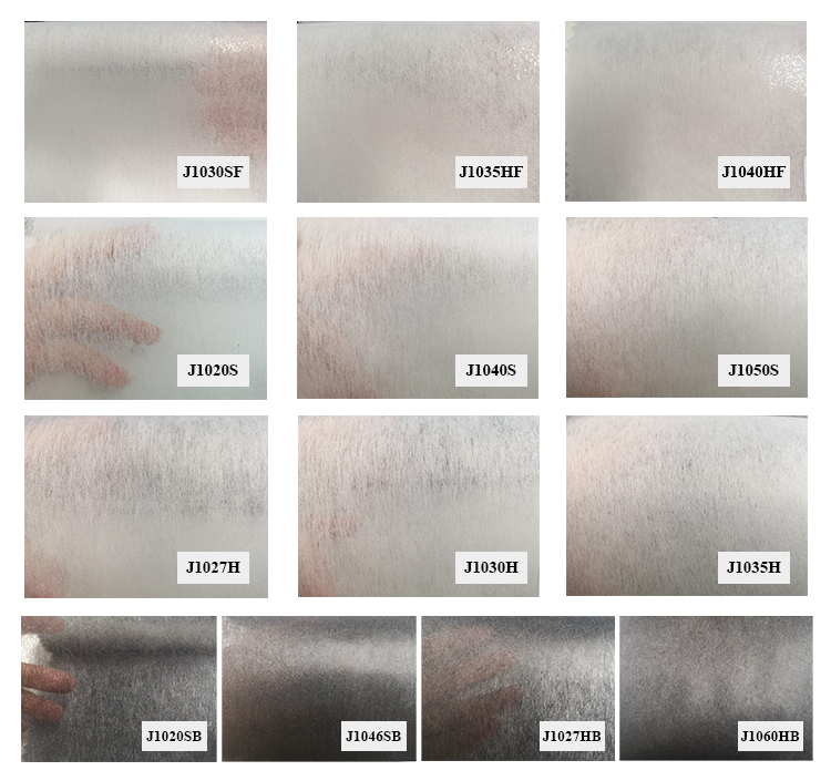 LDPE Coated Chemical Bond Non Woven Fusible Interlining Fabric with Double/Single Dot