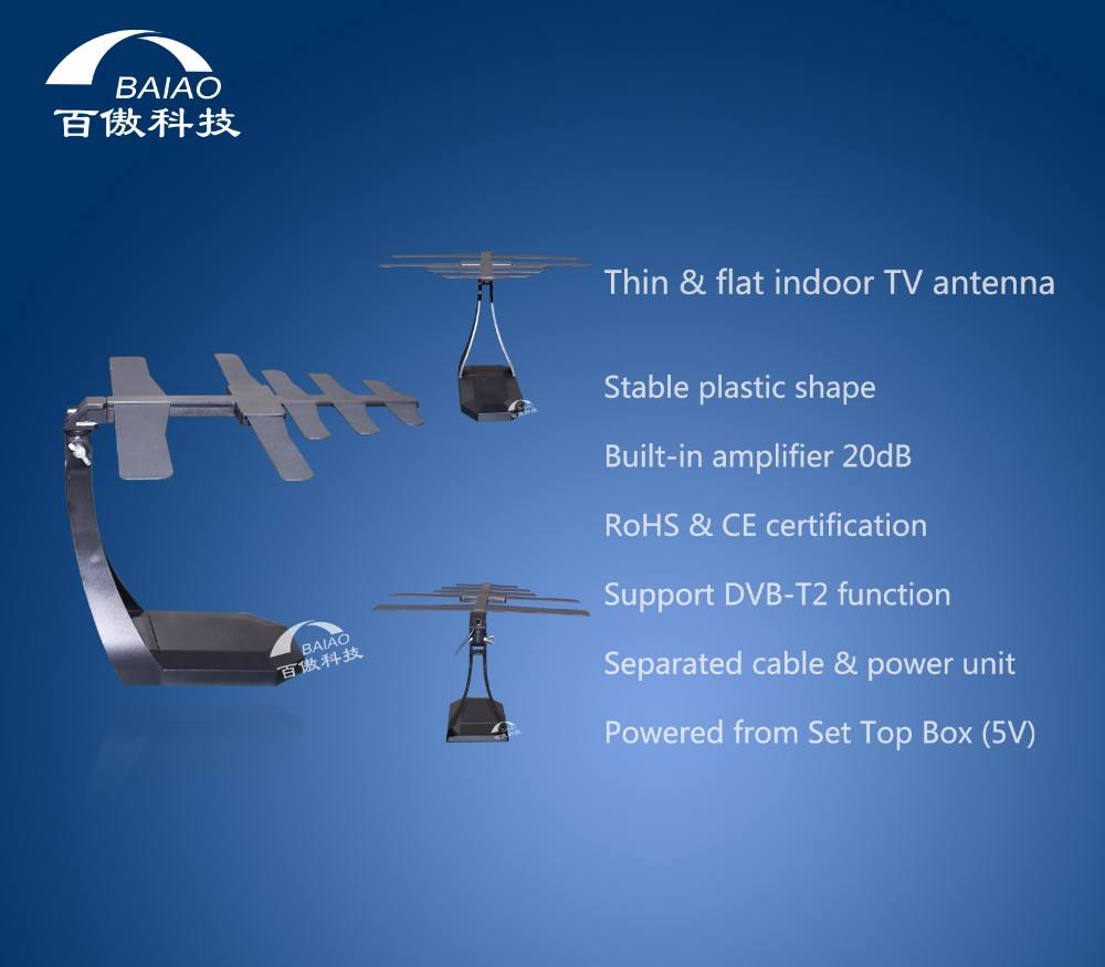 Yagi Outdoor 1080P ATSC / DVB-T / DVB-T2 ISDB-T Digital TV Antenna