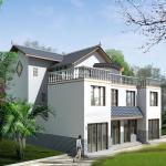 Hotel Prefab Tiny Homes Luxury Steel Structure Sandwich Panel Material