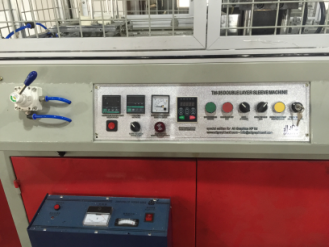 PE Coated / Ripple Paper Cup Making Machine 4.7kw Paper Cup Sleeve Machine