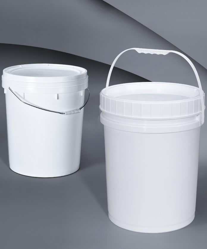 20L Plastic Bucket With Screw Lid For Veterinary Medicine House Industry as the photo