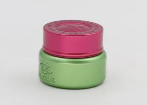 China Custom Airless Cosmetic Sample Jars 15ml 30ml Green Wine Red Color wholesale