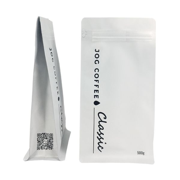 Eco Friendly Custom Plastic Bags Flat Bottom Pouch With Zip Lock For Food Packaging