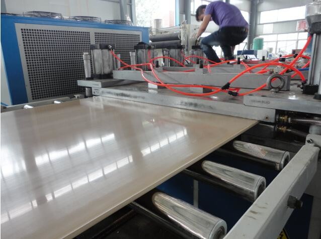 WPC Wood Plastic Composite Production Line Board Making , Wpc Board Machine