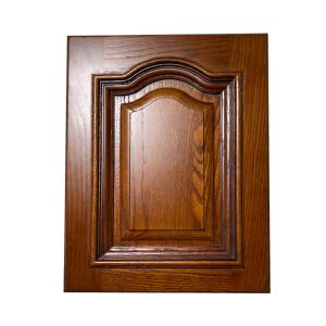 China Brown Finished Cabinet Door Panels Wooden Decorative Resin Cupboard wholesale