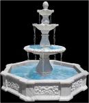 Angel With Wings Statue Marble Stone Water Fountain