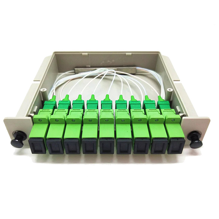 FTTH epon gpon LGX Cassette type 1 4 8 12 16 32 64 128 core SC UPC fiber optic plc splitter lgx box