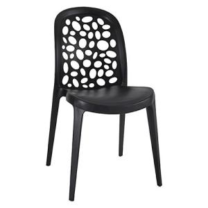 China Outdoor Modern Restaurant Plastic Stacking Chairs PP Dining Upholstered wholesale