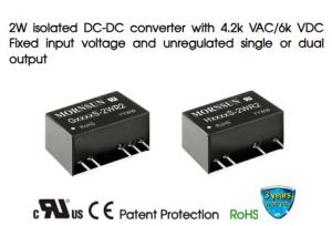 China 2W 5V Medical DC DC Converter Isolated H_S-2WR2 Series Low Insulation wholesale