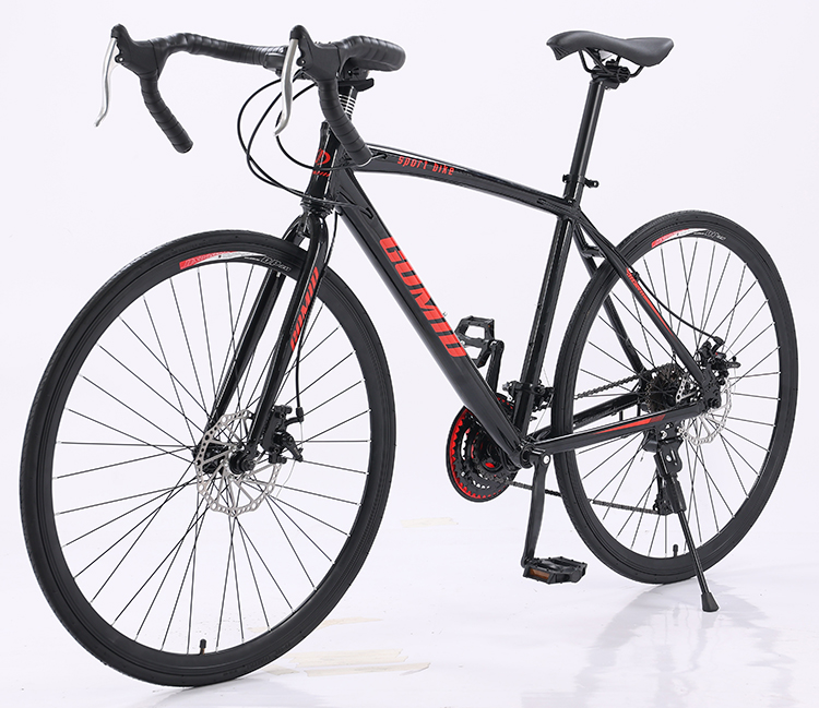Aluminum Alloy Frame 700C Road Bike B2B Customization Racing City Bike with Carton Size 135*19*72cm