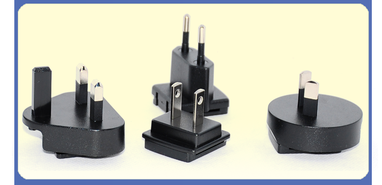 AC DC Interchangeable Plug Power Adapter 18w 12v With 3 Years Warranty
