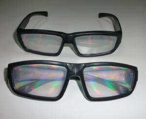 China Promotional powerful rainbow 3d fireworks glasses , reusable 3d glasses wholesale
