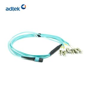 China MTP - LC Multimode Duplex Breakout Fiber Optic Patch Cord wholesale
