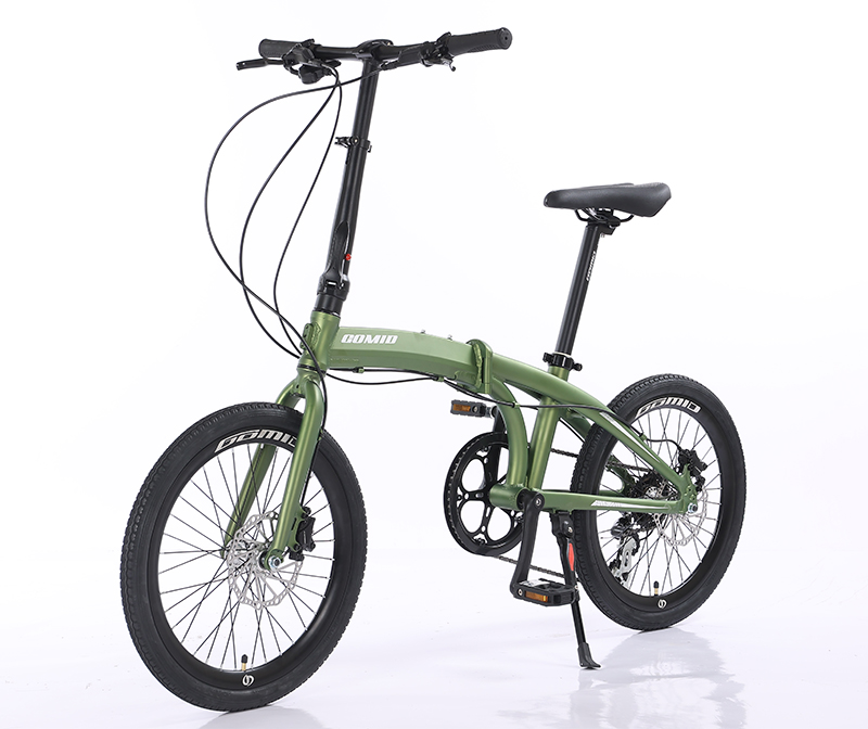 Custom Folding Bicycle SHIMANO ALTUS M310 8S RD Rear Derailleur and Hydraulic Disk Brake Bisiklet for GOMID 20 Foldable Bike