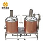 Rose Gold SS304 / 316 500L Small Brewery Equipment 50 / 60 Hz Frequency