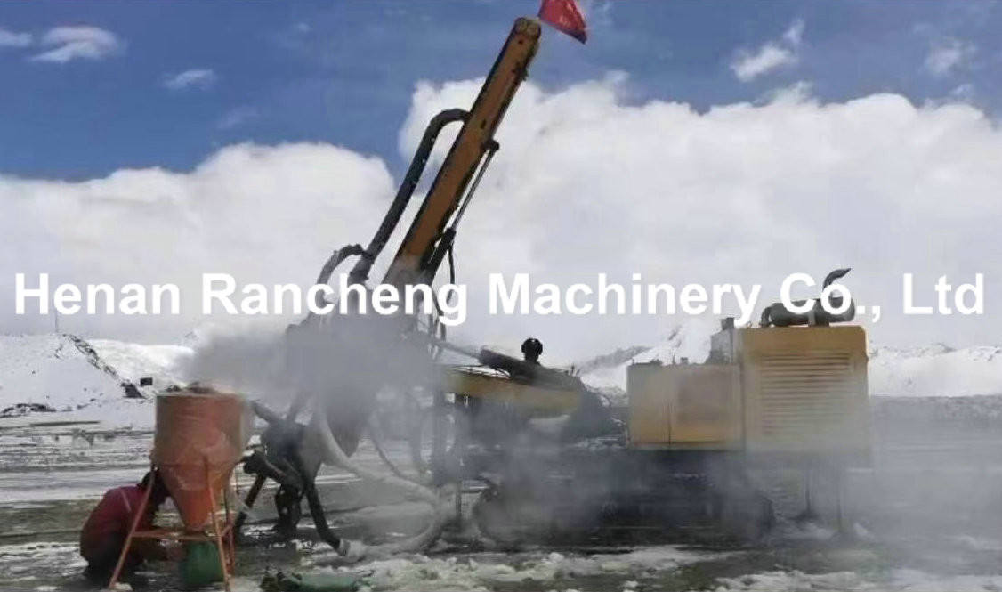 150m Drill Depth RC Drilling Rig 1.2km/h Walk Speed Hydraulic Crawler Drilling Rig