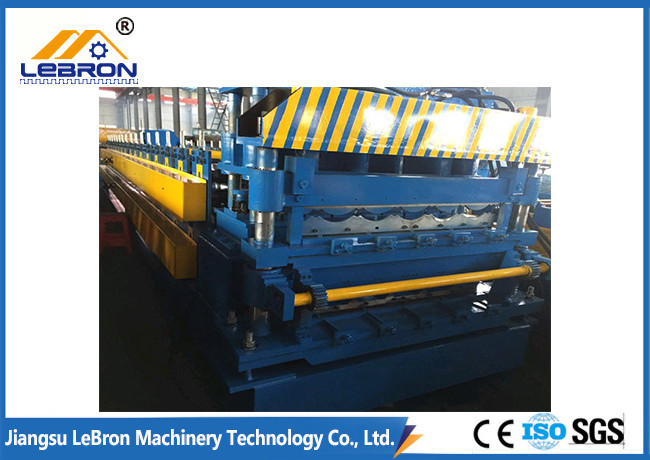 Speed 15-20m/min Double Layer Roofing Sheet Roll Forming Machine PLC Control Automatic