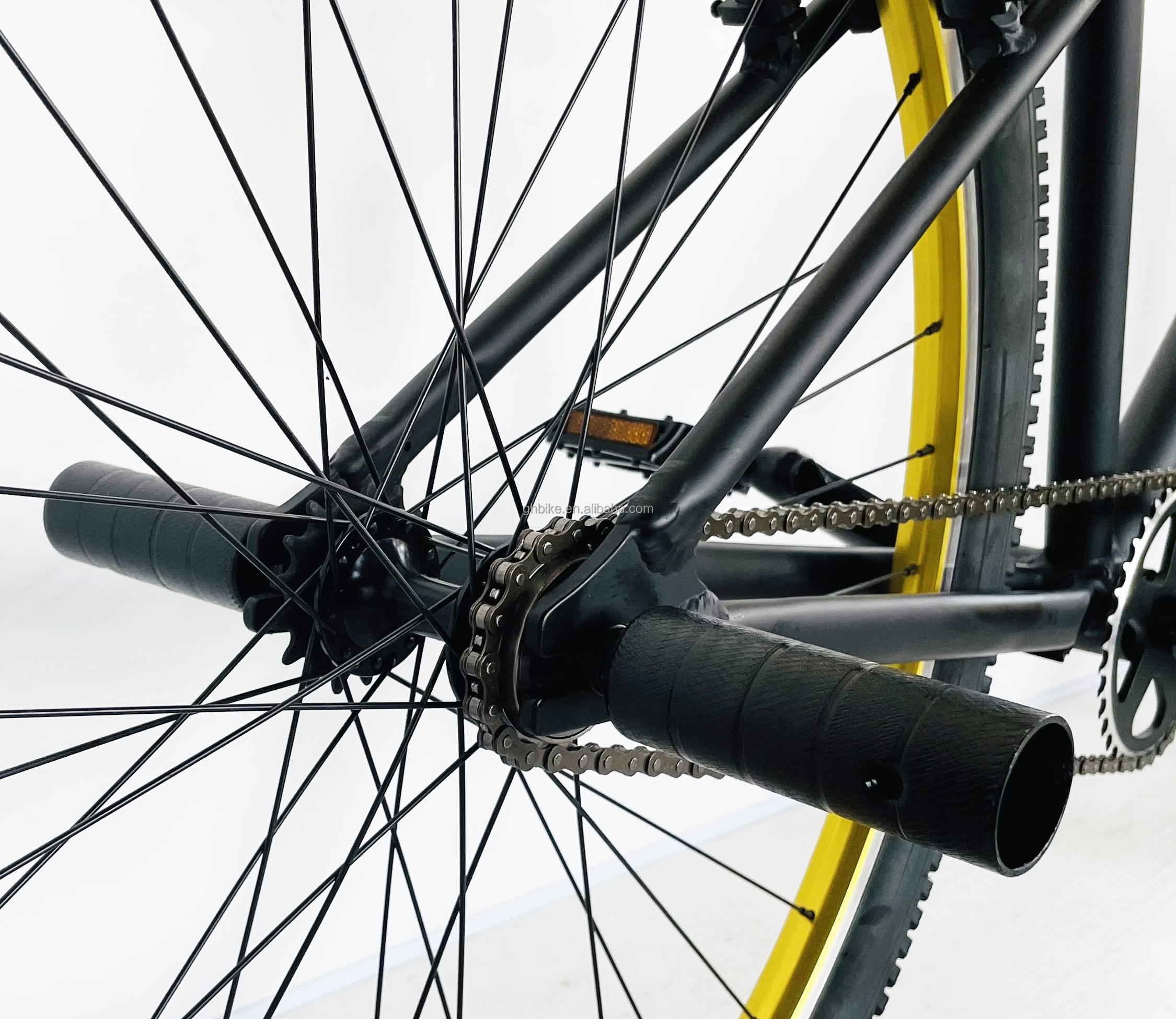 OEM CE Quando Hubs Adult BMX Bike 29" Aluminum Frame Single Speed for Street Riding