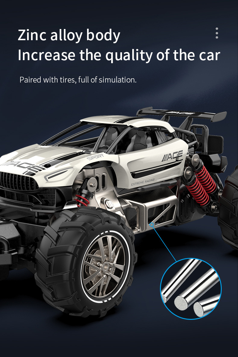 High Speed 1 14 Scale All Terrain RC Car with 2.4 GHz Remote Control Off-Road Truck