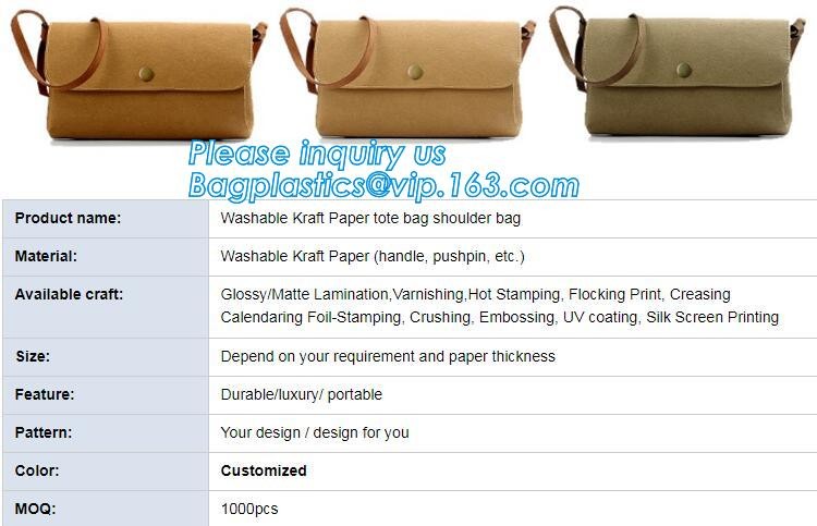 Dupont Tyvek PU coated shopping bag PU coated Tyvek bag PU coated tyvek eco bag,Tote Bag Cotton With Logo Printing Tyvek