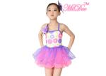 MiDee Dance Costume Ballet Tutu Dress Camisole Sequins Tiered Tulle Skirt