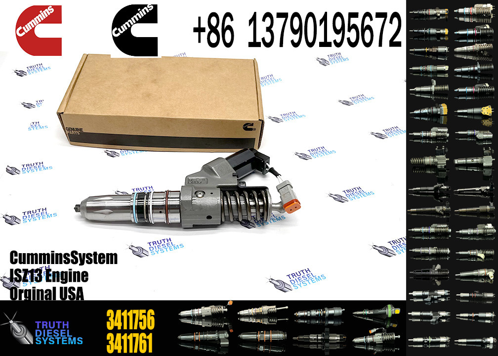 Original New Cummins Injector 3411753 3411754 3411755 3411756 3411757 3411758 3411759 3411760 Suitable for Cummins Engine