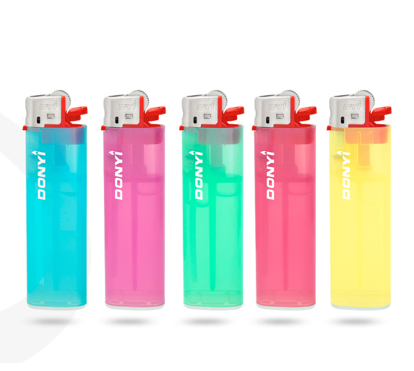 Wholesale Lighter Variety of Colors Available Disposable Refillable Flint Lighter Cigarette Gas Lighter