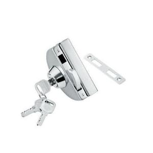 China Glass door locks LC-002A, stainless steel 304 plate, finishing satin or mirror wholesale