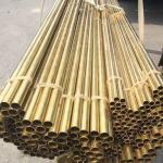 JIS ASTM Seamless Brass Tube , Brass Copper Pipe CuZn37 CuZn40 C6782 Material