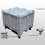Best selling Bulk container 1200*1000*760mm plastic pallet box