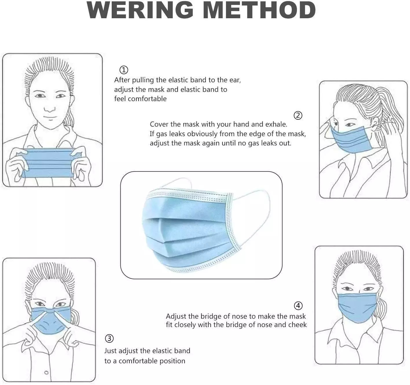 Anti Dust 3ply Medical Surgical Disposable Face Mask