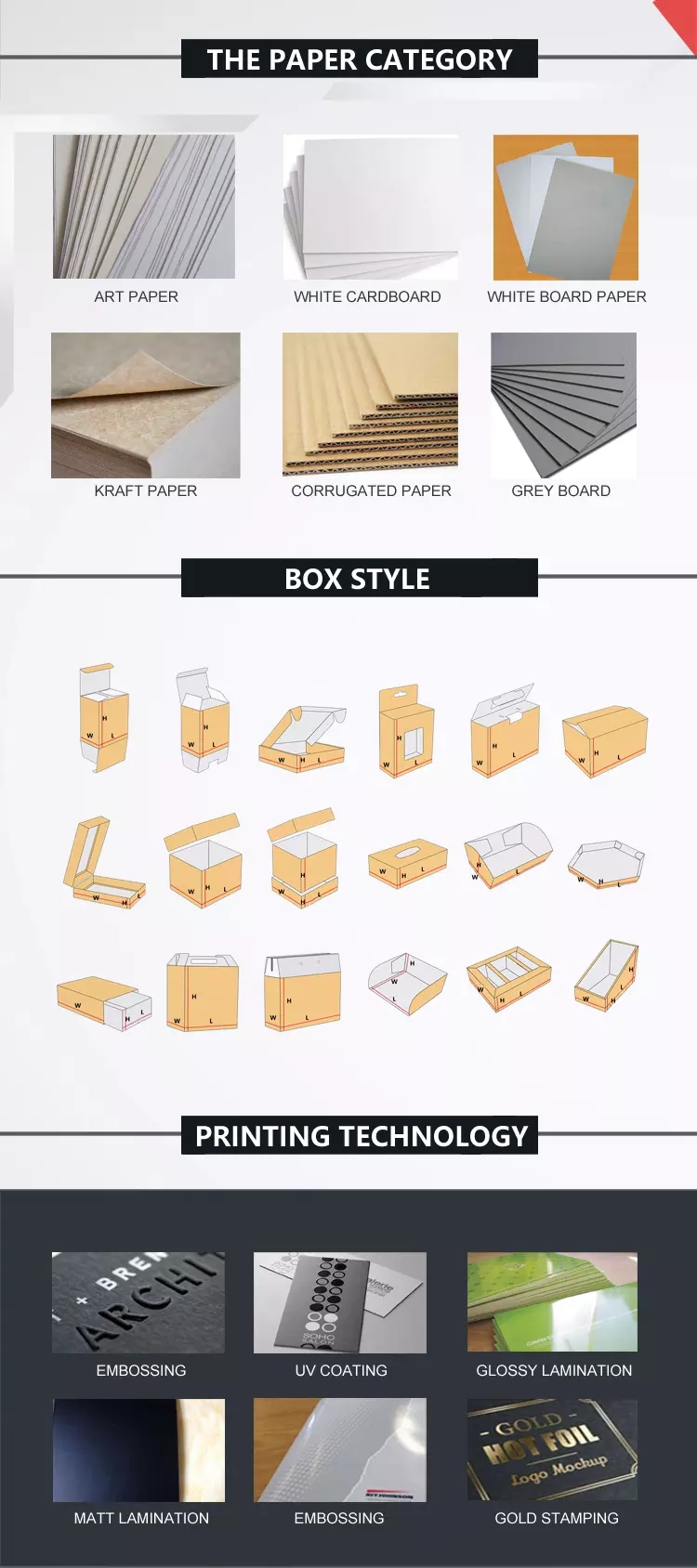 Custom Printed Paper Food Container Cake Packaging Box with window