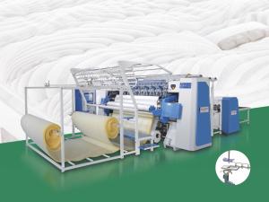 China Automatic Stop Shuttleless Industrial Quilting Machine High Speed 1200rpm wholesale