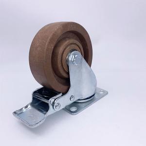 China High Temp Bakery Rack Wheels 100mm Lockable 300℃ wholesale