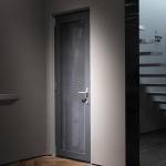 Wood Grain Aluminium Casement Door Aluminum Flush Casement Doors