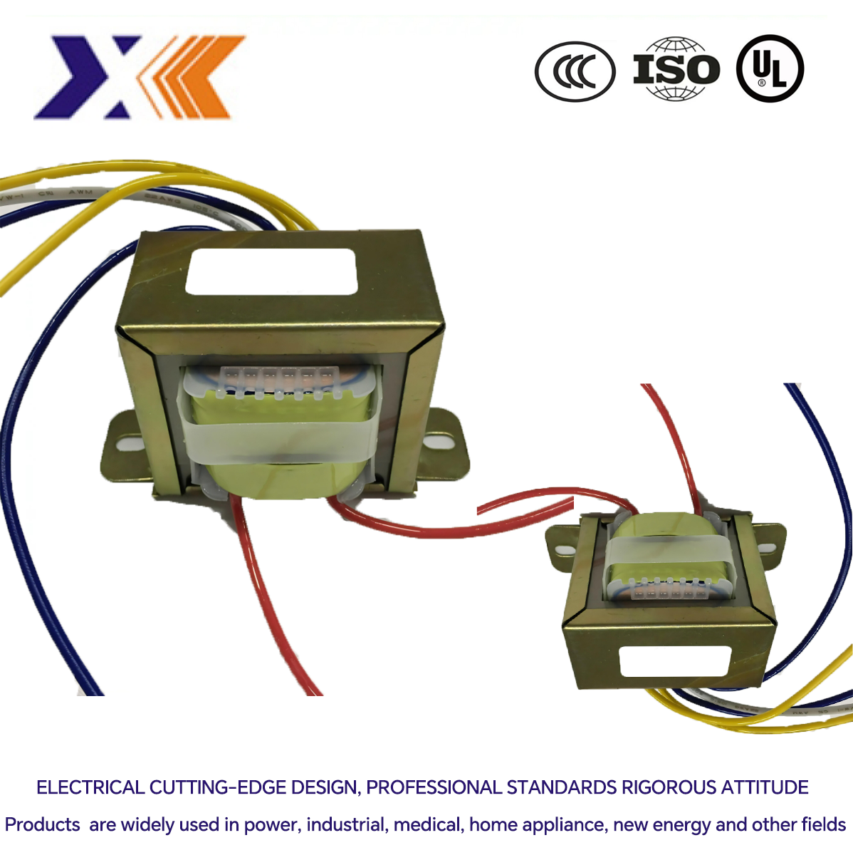 High Power Step Up and Down EI Transformer 12v 24v To 380v for Charging Customized Package