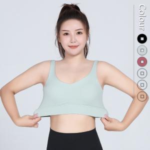 China U Shaped 4XL Plus Size Sports Bra Full Cup One Piece Breathable Moisture Wicking on sale