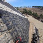 HDPE Uniaxial Plastic Geogrid For Soil Foundation Slope Protection