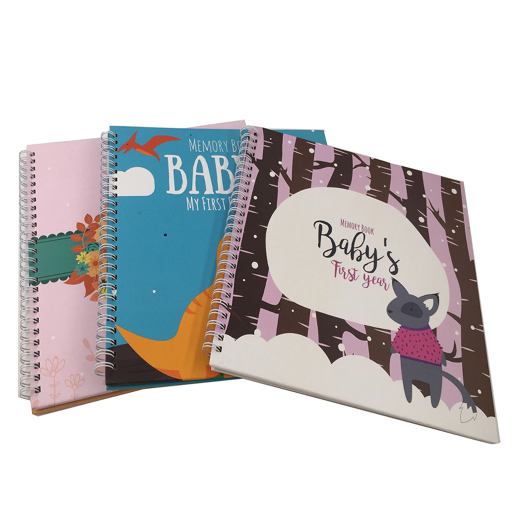 Custom Pregnancy Keepsake Book / Hardcover Spiral Binding Baby Memory Books