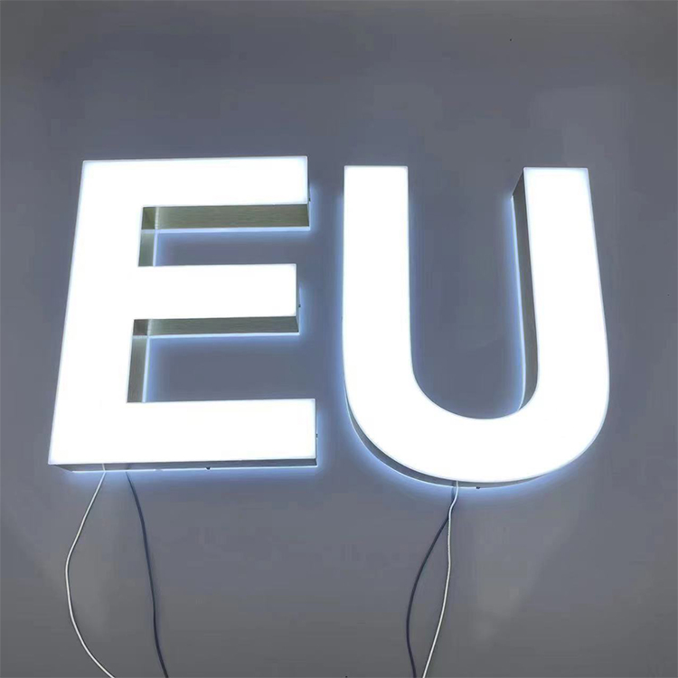 Wholesale Customization Acrylic Front And Back Side Led Luminous Characters Led Letter Marking