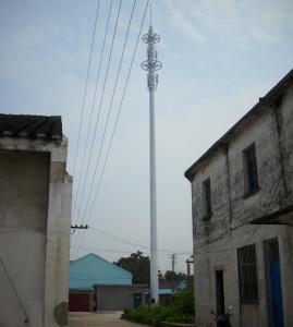 China ChangTong 36M Monopole Telecom Tower For Mountain wholesale