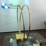 ZT-464 Chic shiny gold wedding centerpieces flower arrangement metal double