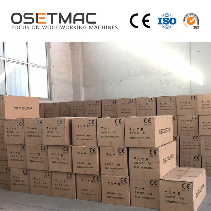 55kg OSETMAC Woodworking Dust Collector for Panel Saw Edge Banding and Sanding Machines