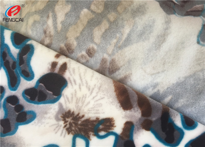 100% Polyester Velvet Fabic Toy Soft Minky Material For Baby , 32S Density