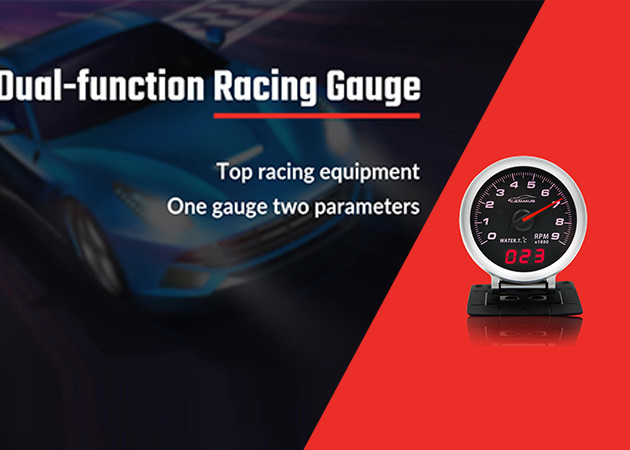 39 Combination Car Dashboard Meters 60mm 52mm With Sensor